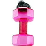 2.2L Dumbbell Shape Water Bottle Exercise Gym Fitness – Pink