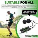 Weighted Cordless Jump Rope – Adjustable Length Ropes Ropeless Jump Rope For Beach Body