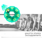 7 Day Pill Organizer Supplements – Aqua