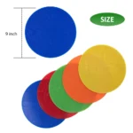 9″ Poly Spot Markers Anti-Slip PVC – 10Pcs