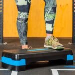 Adjustable Aerobic Stepper , 2 Levels – Exercise Step Platform for Home
